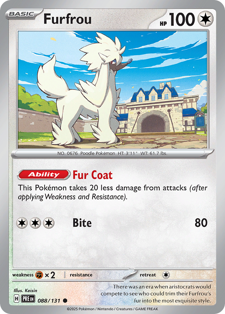 088 Furfrou — Prismatic Evolutions — English