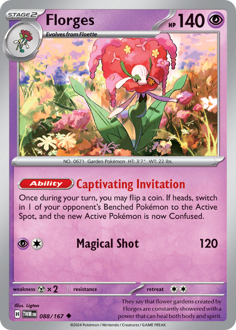 088 Florges — Twilight Masquerade — English