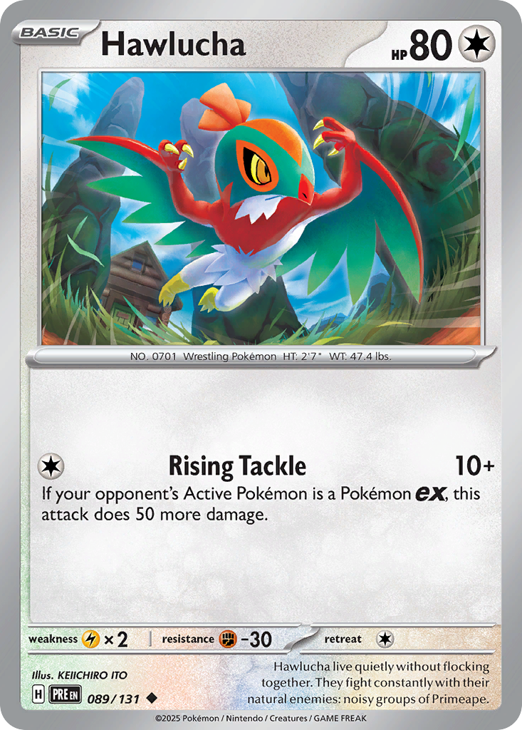 089 Hawlucha — Prismatic Evolutions — English