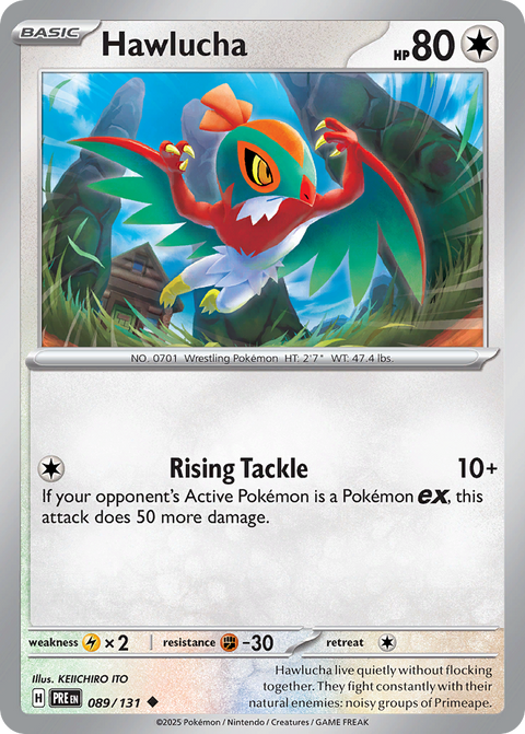 089 Hawlucha — Prismatic Evolutions — English