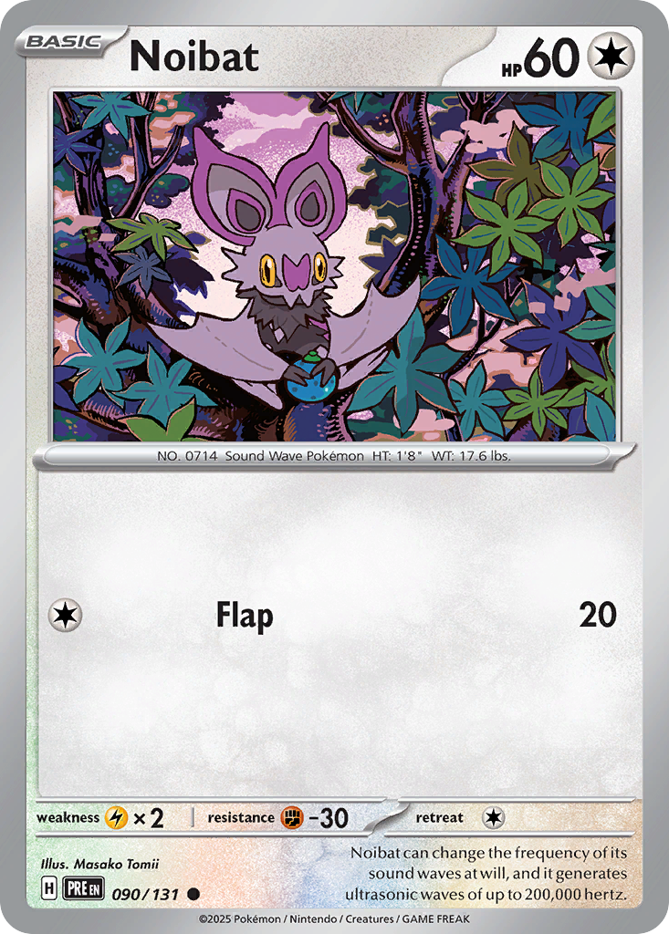 090 Noibat — Prismatic Evolutions — English