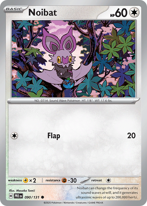 090 Noibat — Prismatic Evolutions — English