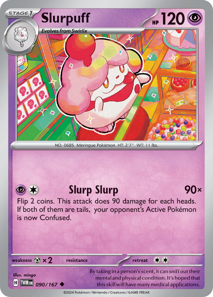 090 Slurpuff — Twilight Masquerade — English