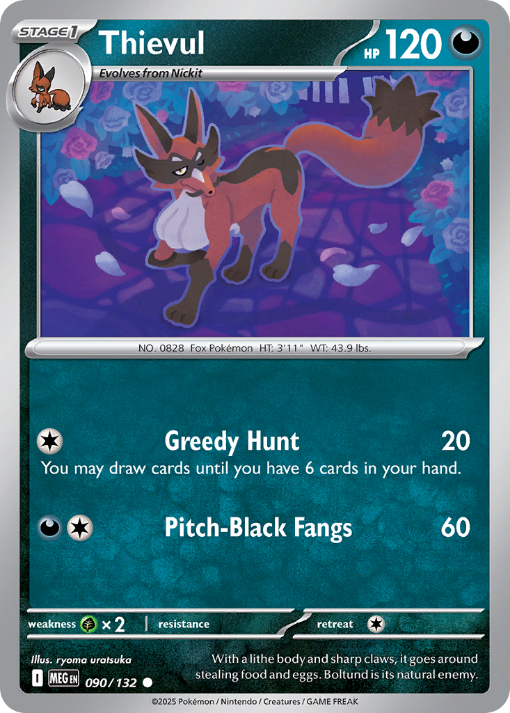 090 Thievul — Mega Evolution — English
