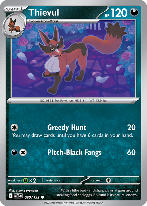090 Thievul — Mega Evolution — English