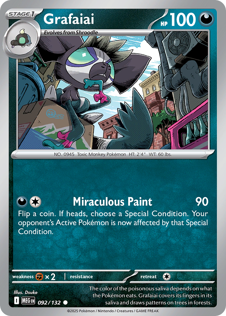 092 Grafaiai — Mega Evolution — English