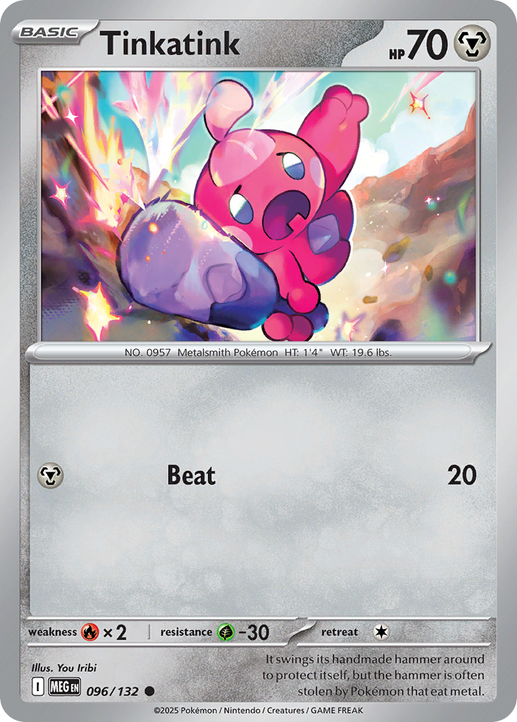 096 Tinkatink — Mega Evolution — English