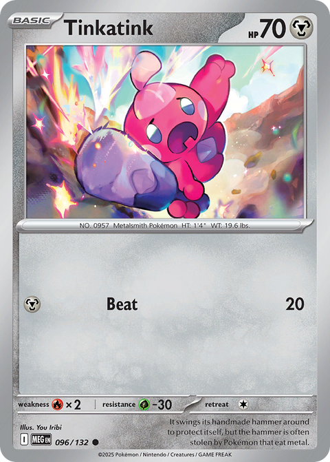 096 Tinkatink — Mega Evolution — English
