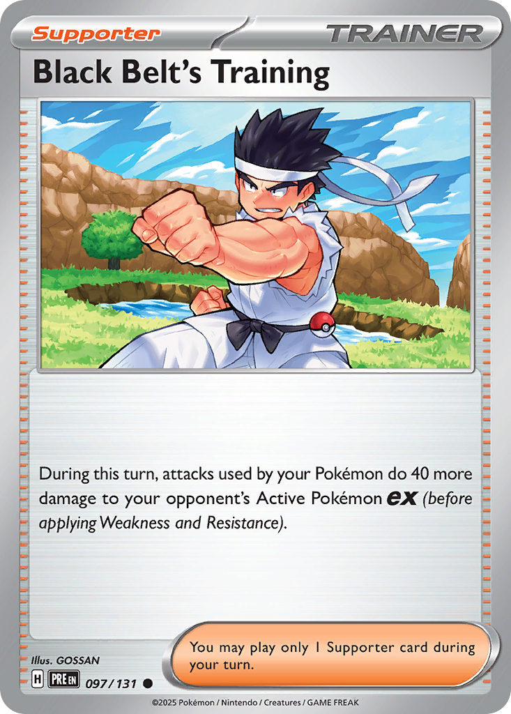 097 Black Belt's Training — Prismatic Evolutions — English