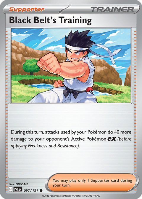 097 Black Belt's Training — Prismatic Evolutions — English