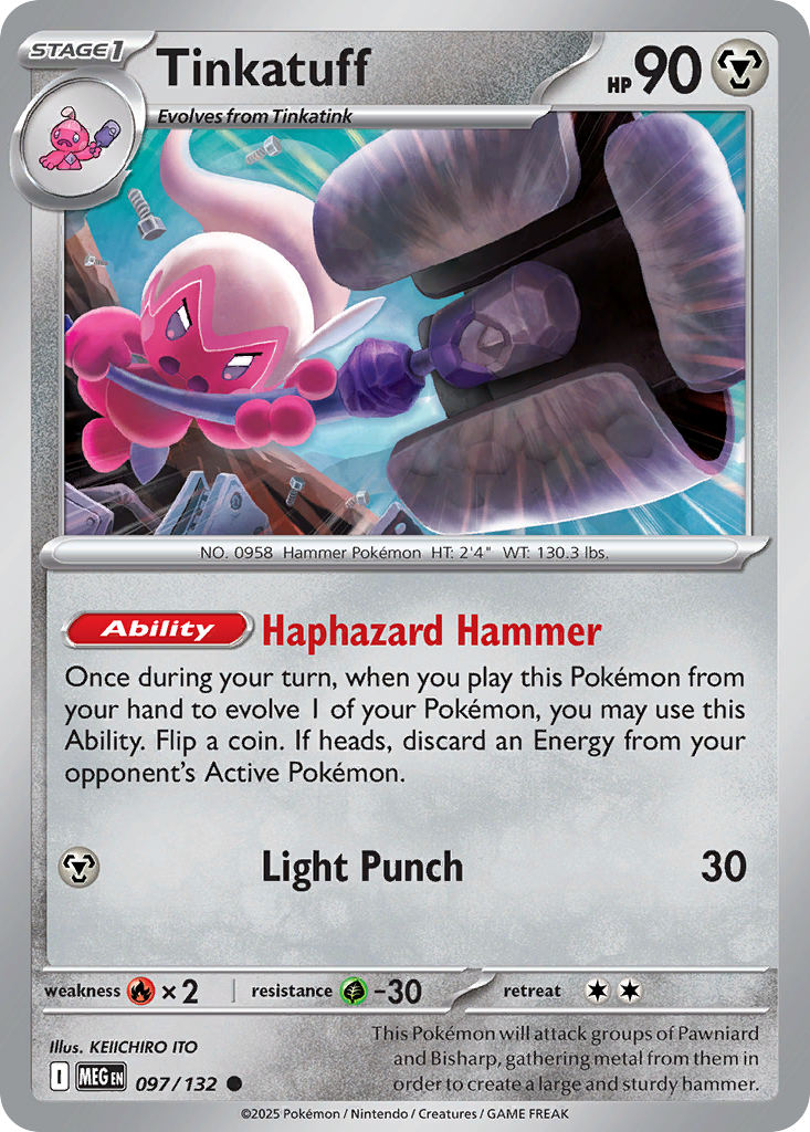 097 Tinkatuff — Mega Evolution — English