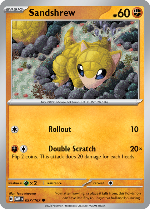 097 Sandshrew — Twilight Masquerade — English