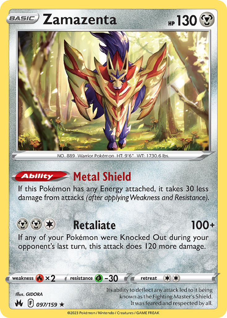 097 Zamazenta — Crown Zenith — English