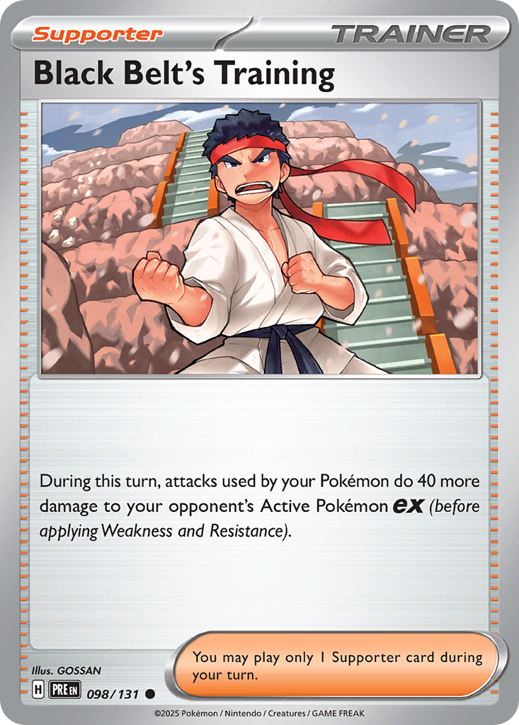 098 Black Belt's Training — Prismatic Evolutions — English