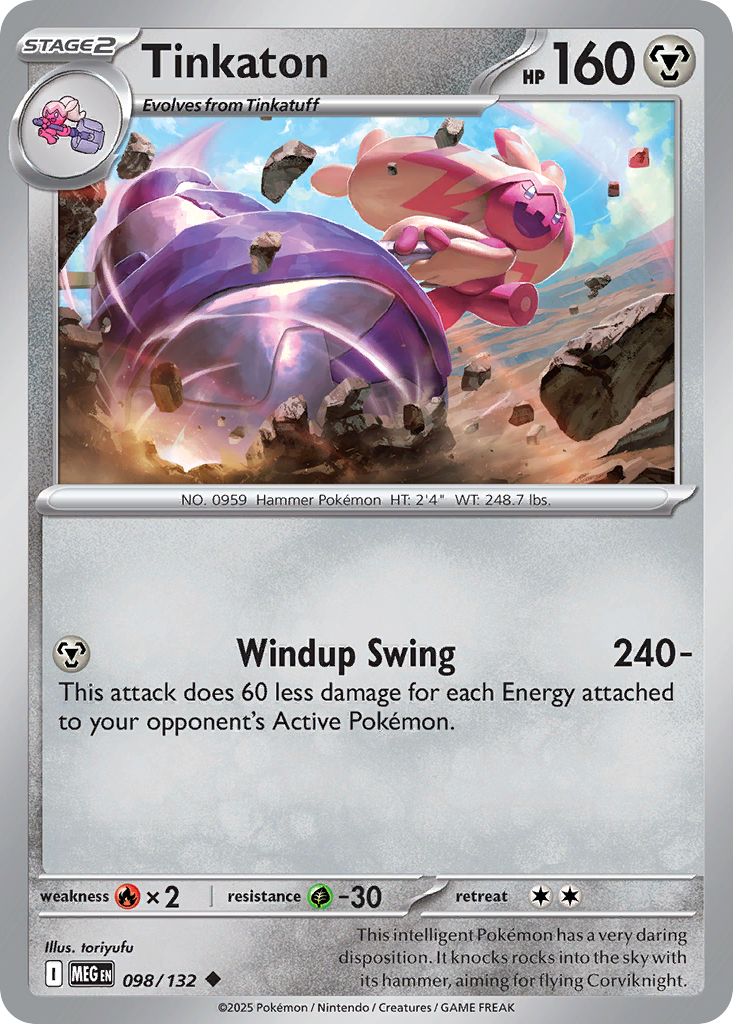 098 Tinkaton — Mega Evolution — English