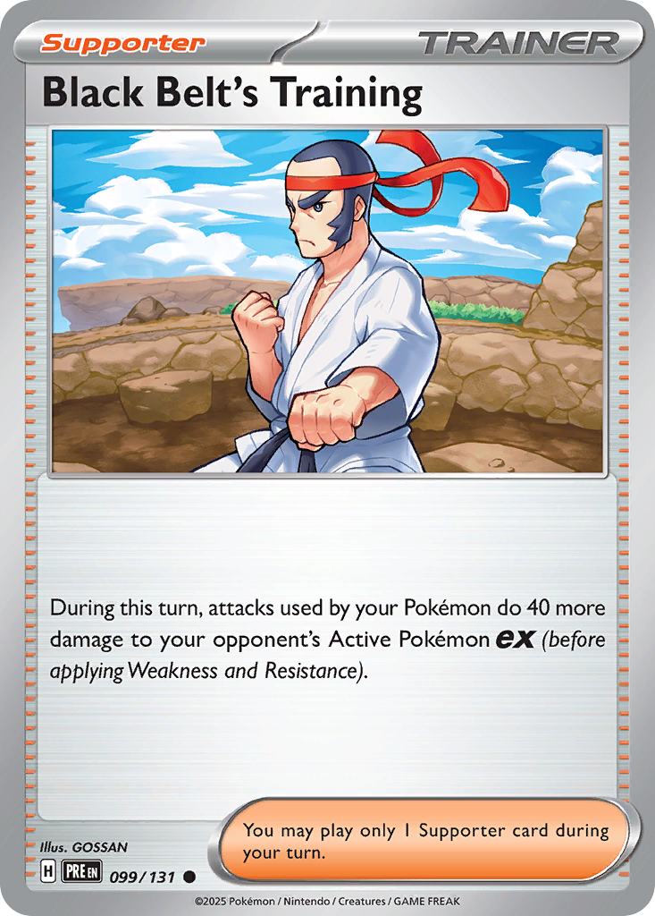099 Black Belt's Training — Prismatic Evolutions — English