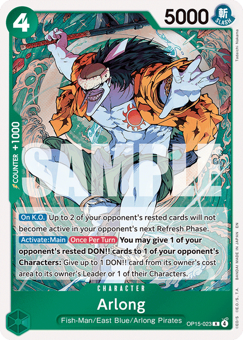 023 Arlong — Adventure on Kami's Island — English