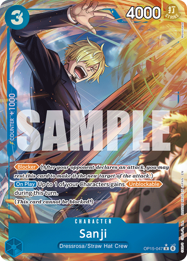 047 Sanji (altArt) — Adventure on Kami's Island — English