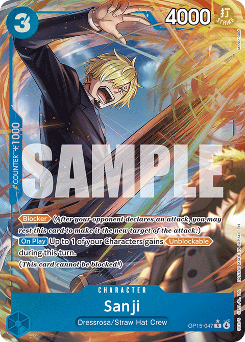 047 Sanji (altArt) — Adventure on Kami's Island — English