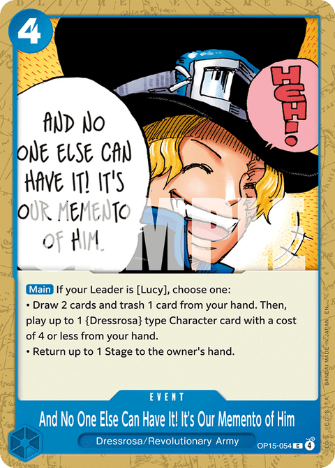 054 And No One Else Can Have It! It's Our Memento of Him — Adventure on Kami's Island — English