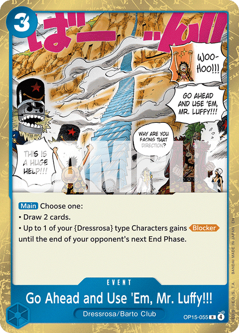 055 Go Ahead and Use 'Em, Mr. Luffy!!! — Adventure on Kami's Island — English