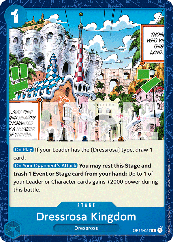 057 Dressrosa Kingdom — Adventure on Kami's Island — English