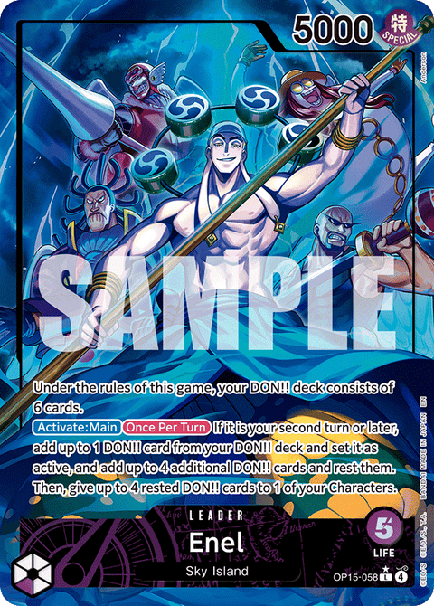 058 Enel (altArt) — Adventure on Kami's Island — English