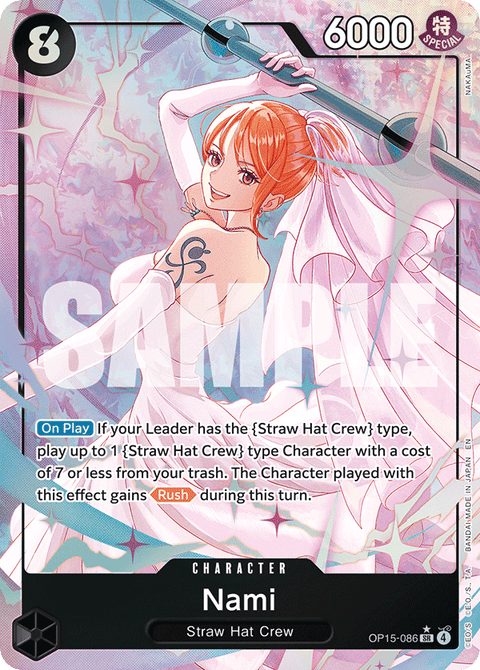 086 Nami (altArt) — Adventure on Kami's Island — English