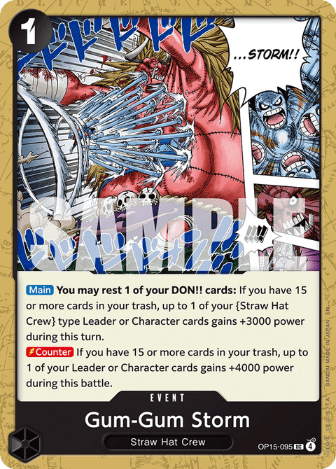 095 Gum-Gum Storm — Adventure on Kami's Island — English