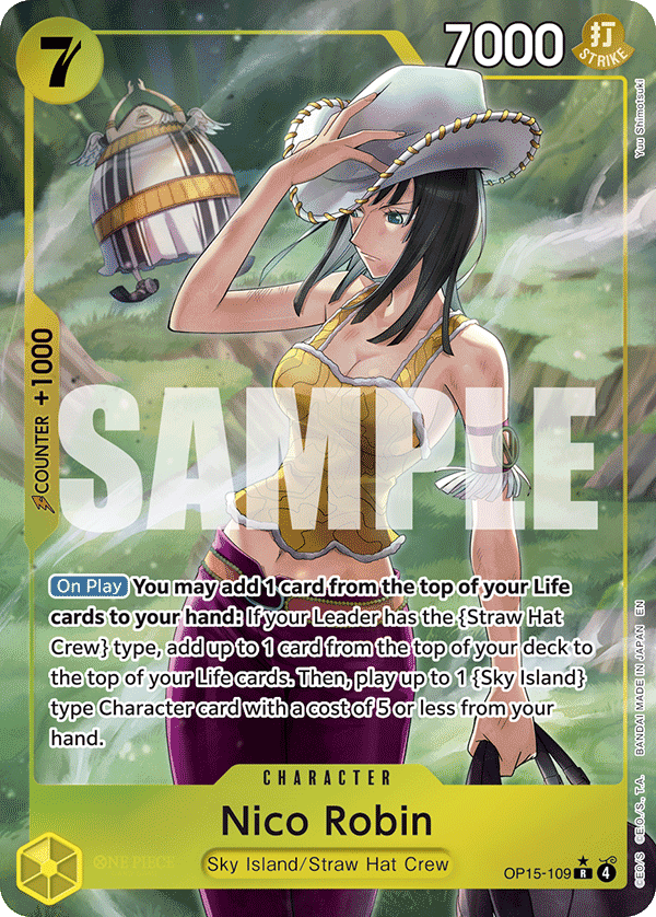 109 Nico Robin (altArt) — Adventure on Kami's Island — English