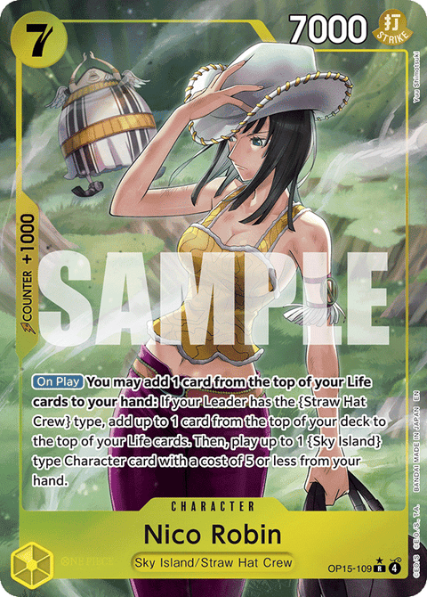 109 Nico Robin (altArt) — Adventure on Kami's Island — English