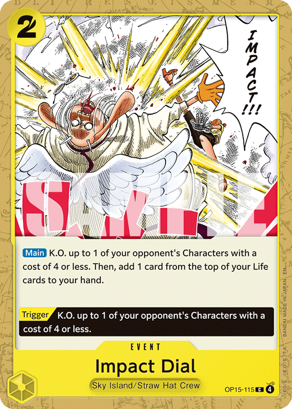 115 Impact Dial — Adventure on Kami's Island — English