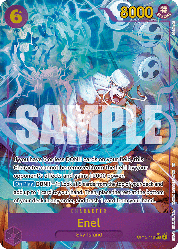 118 Enel (altArt) — Adventure on Kami's Island — English