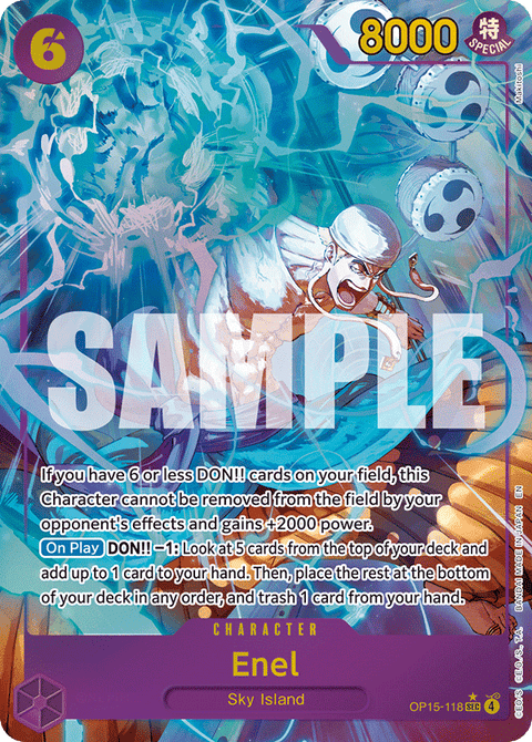 118 Enel (altArt) — Adventure on Kami's Island — English