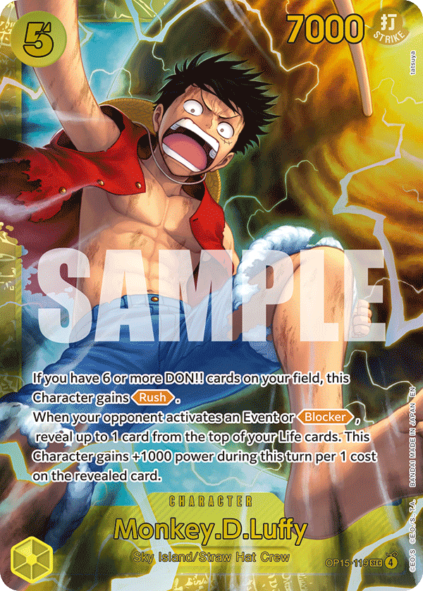 119 Monkey.D.Luffy — Adventure on Kami's Island — English