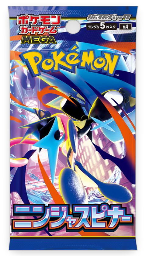 Pokemon - M4 - Mega Ninja Spinner Booster Pack (Japanese)